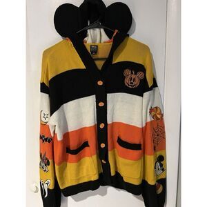 Mickey Mouse Candy Corn Disney Cardigan Her Universe Hot Topic Size Medium